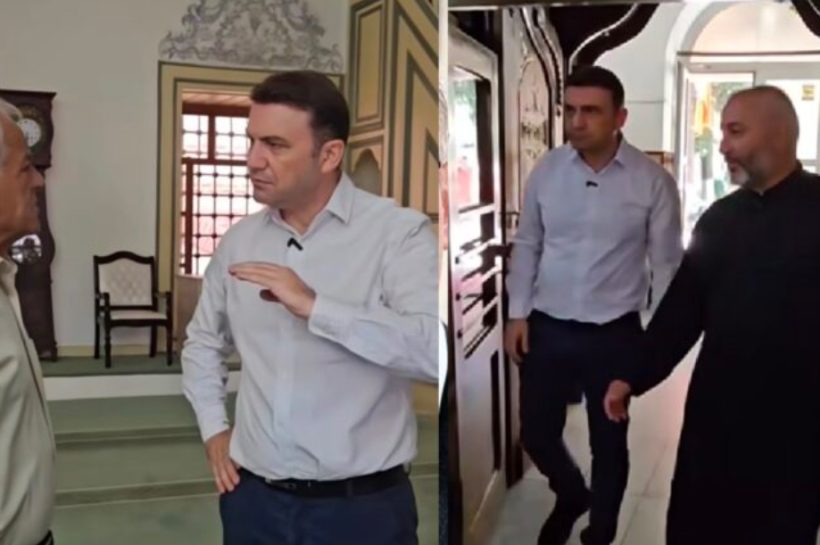 Bujar Osmani në vizitë në xhami dhe kishë në Çair: Formohet sektor i veçantë për mirëmbajtjen e objekteve fetare