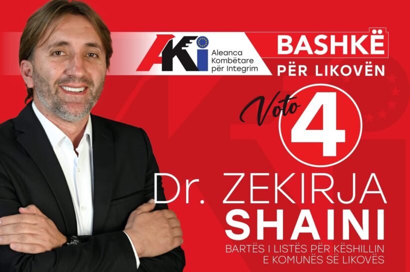 Plagoset në Likovë bartësi i listës i AKI-së Zekerja Shaini